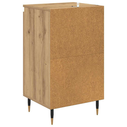 vidaXL Sideboard 2 pcs Artisan-Eiche 40 x 35 x 70 cm