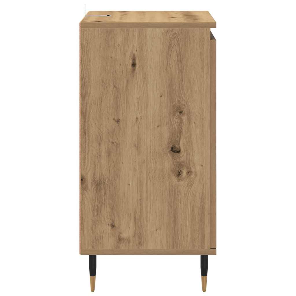 vidaXL Sideboard 2 pcs Artisan-Eiche 40 x 35 x 70 cm