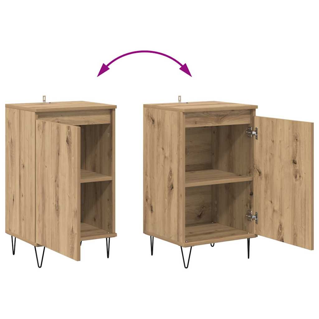 Sideboard Artisan-Eiche 40 x 35 x 70 cm Holzwerkstoff