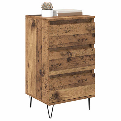 vidaXL Sideboard Altholz 40 x 35 x 70 cm Verbundholz und Eisen