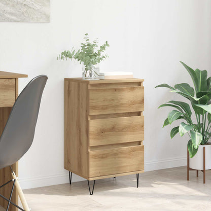 vidaXL Sideboard Artisan-Eiche 40 x 35 x 70 cm Verbundholz und Eisen