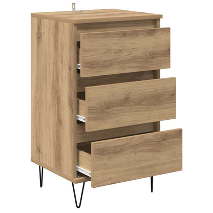 vidaXL Sideboard Artisan-Eiche 40 x 35 x 70 cm Verbundholz und Eisen