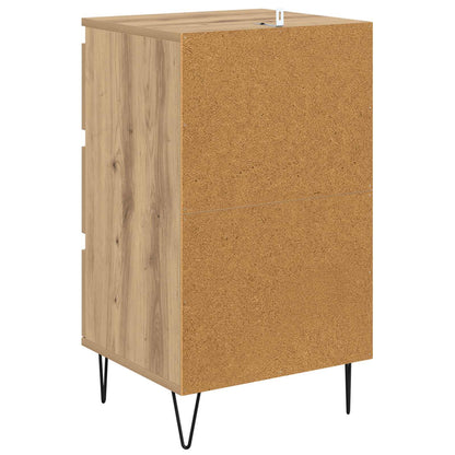 vidaXL Sideboard Artisan-Eiche 40 x 35 x 70 cm Verbundholz und Eisen