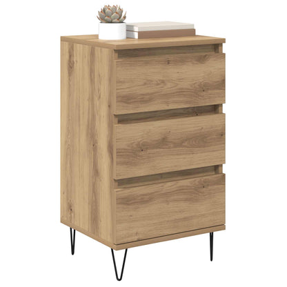 vidaXL Sideboard Artisan-Eiche 40 x 35 x 70 cm Verbundholz und Eisen