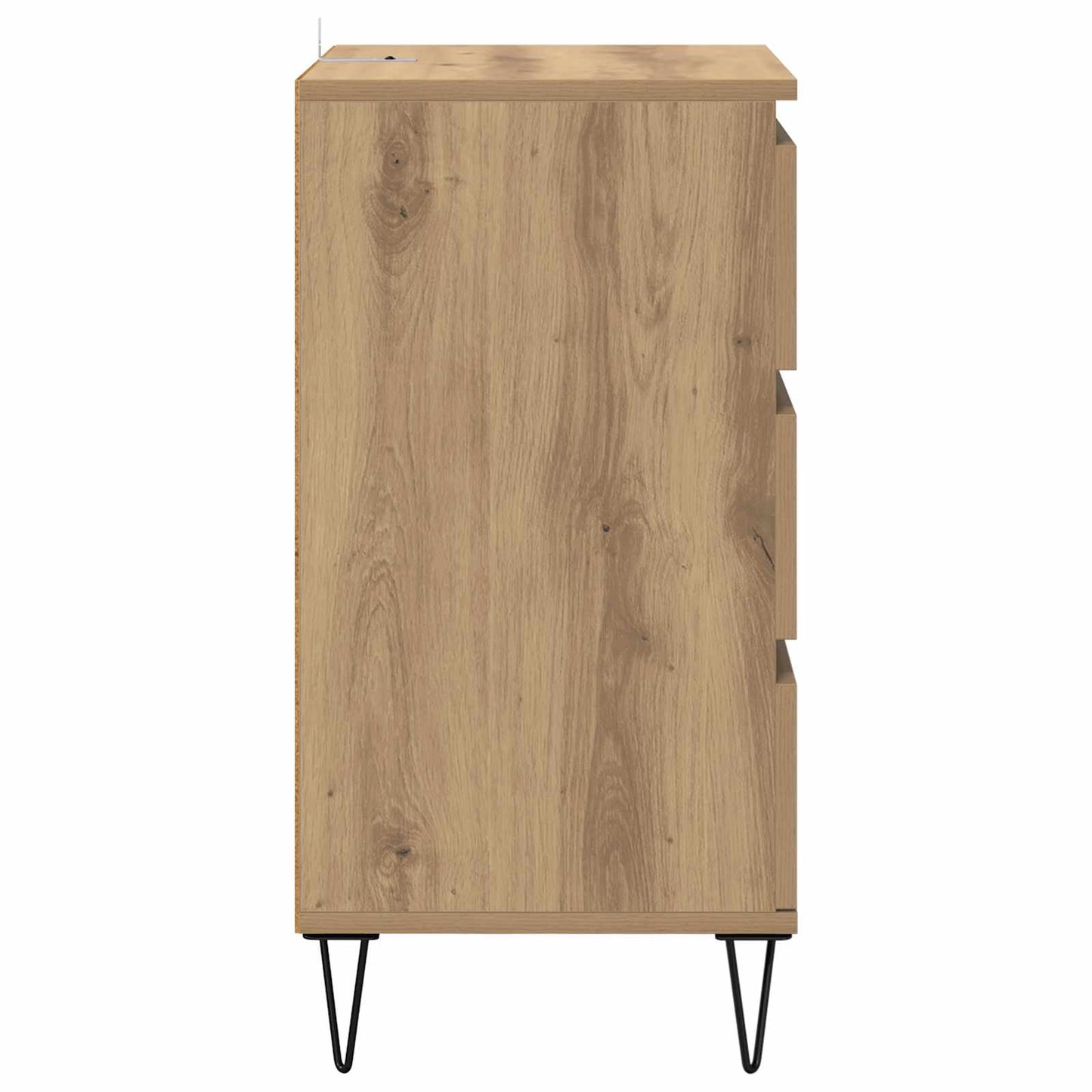 vidaXL Sideboard Artisan-Eiche 40 x 35 x 70 cm Verbundholz und Eisen