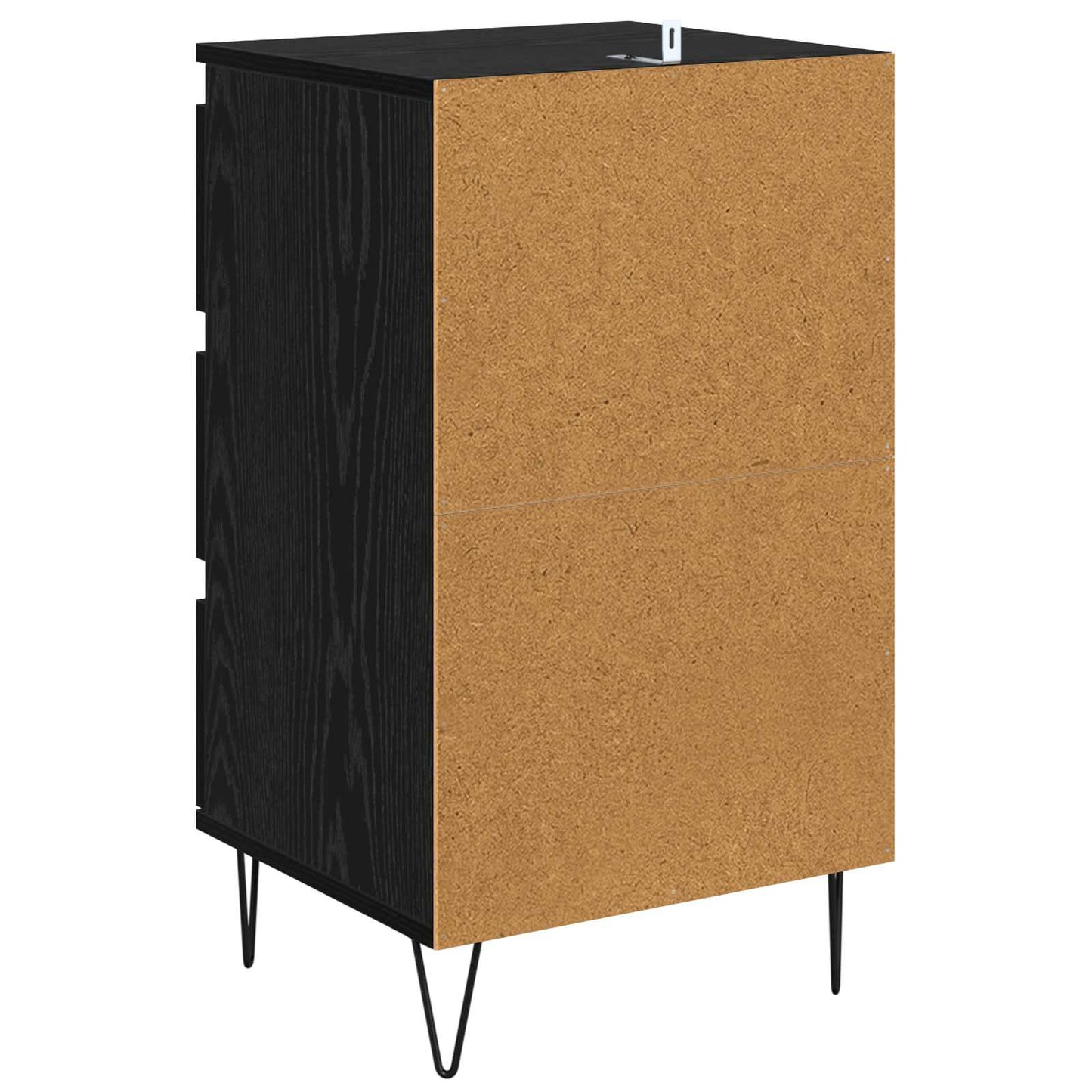 vidaXL Sideboard mit Schubladen Schwarz Eichen-Optik 40 x 35 x 70 cm