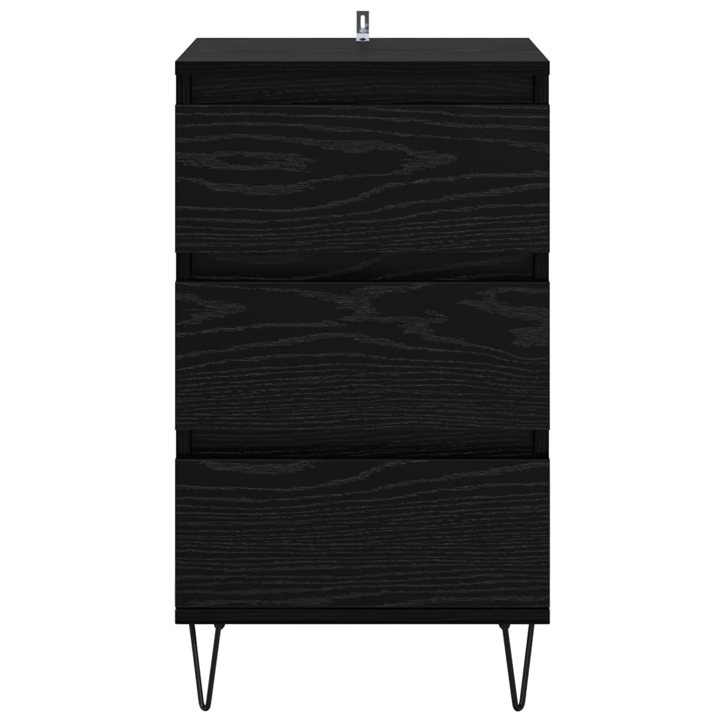 vidaXL Sideboard mit Schubladen Schwarz Eichen-Optik 40 x 35 x 70 cm