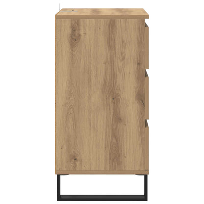 vidaXL Sideboard mit Schubladen Artisan-Eiche Holzwerkstoff