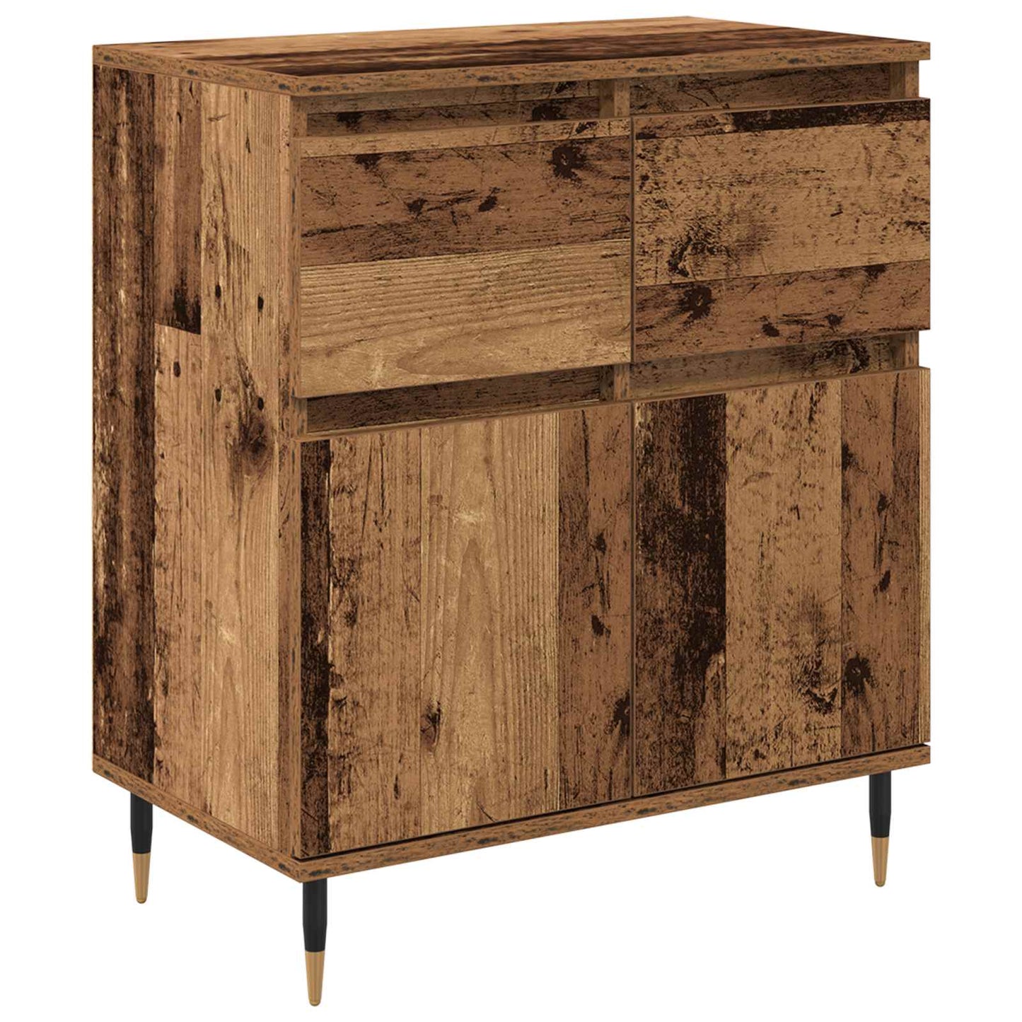 vidaXL Sideboard Altholz 60 x 35 x 70 cm Verbundholz und Eisen