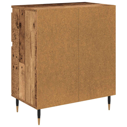vidaXL Sideboard Altholz 60 x 35 x 70 cm Verbundholz und Eisen