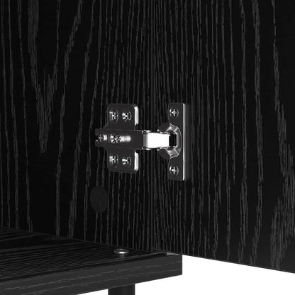 vidaXL Sideboard mit Schubladen Schwarz Eichen-Optik 60 x 35 x 70 cm
