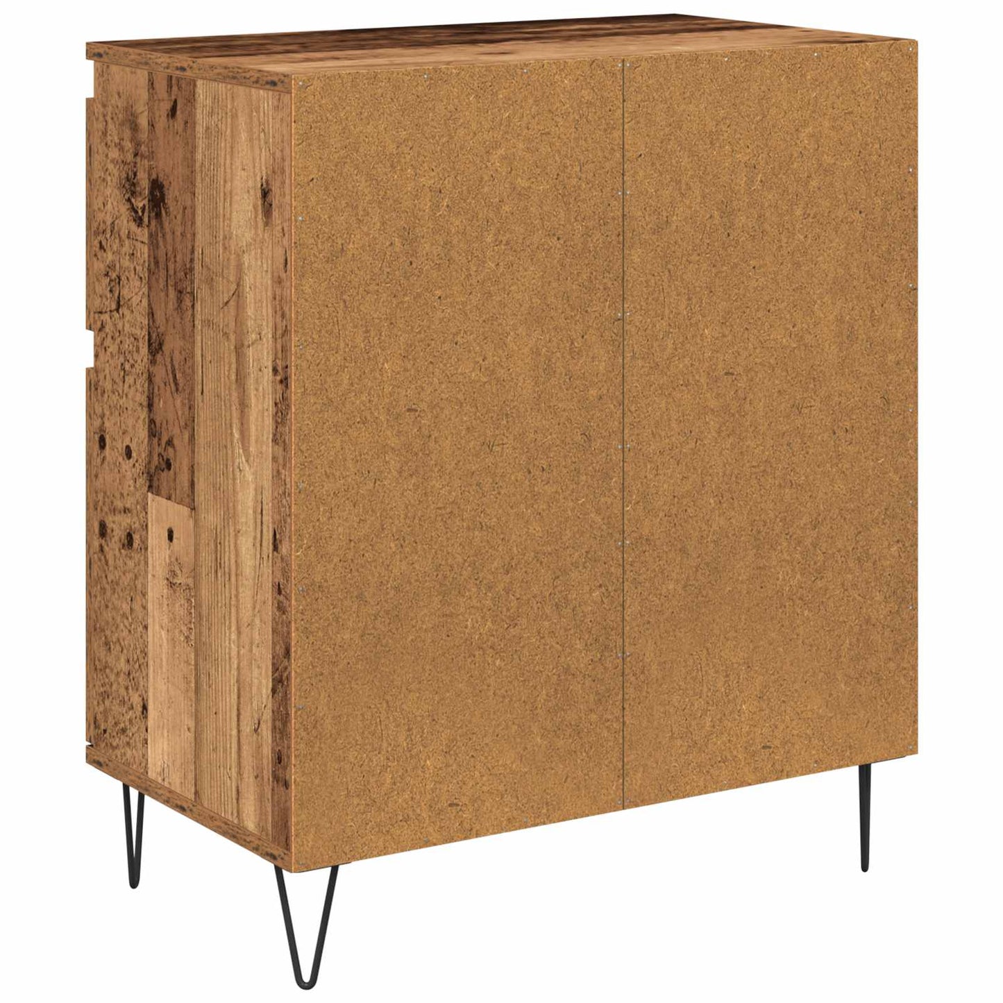 vidaXL Sideboard Altholz 60 x 35 x 70 cm Verbundholz und Eisen