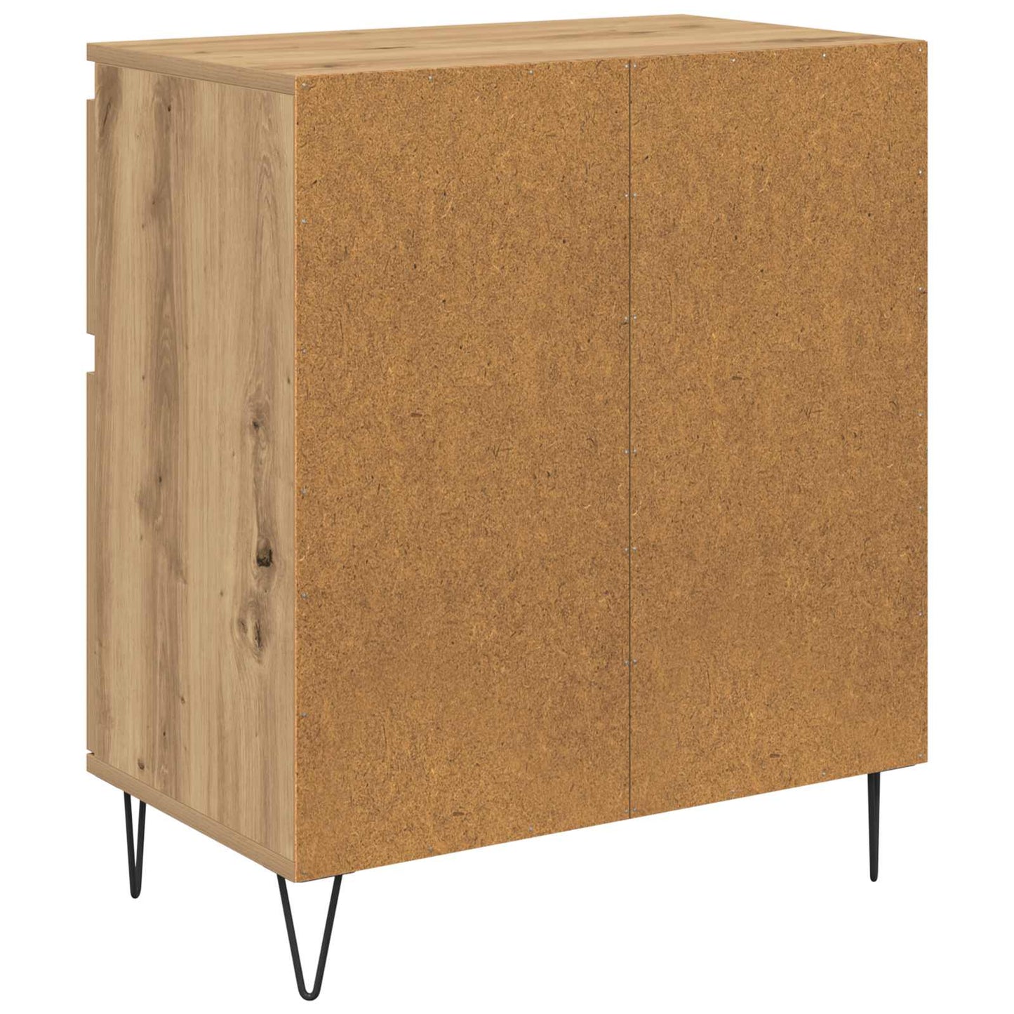 vidaXL Sideboard Artisan-Eiche 60 x 35 x 70 cm Verbundholz und Eisen