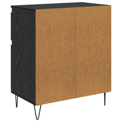 vidaXL Sideboard mit Schubladen Schwarz Eichen-Optik 60 x 35 x 70 cm