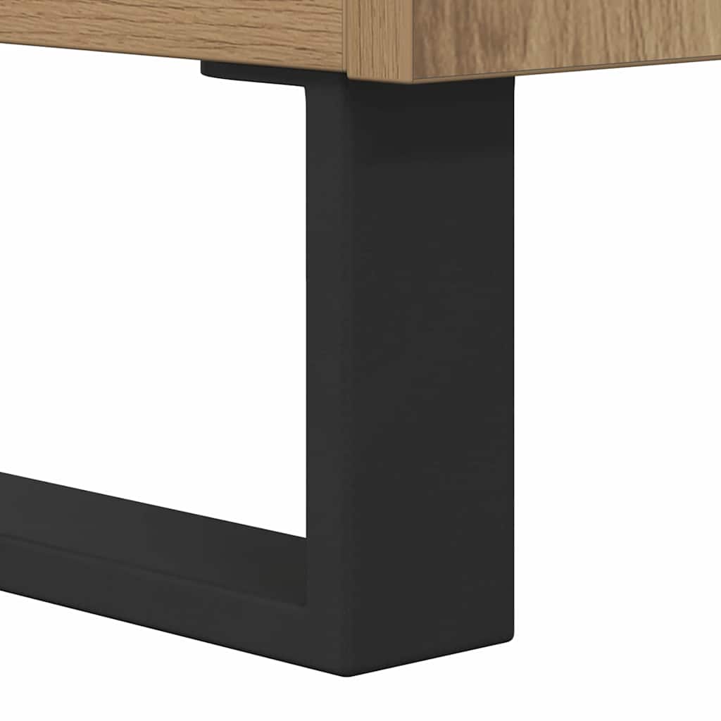 Sideboard Artisan-Eiche 60 x 35 x 70 cm Verbundholz und Eisen