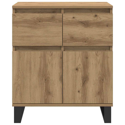 Sideboard Artisan-Eiche 60 x 35 x 70 cm Verbundholz und Eisen