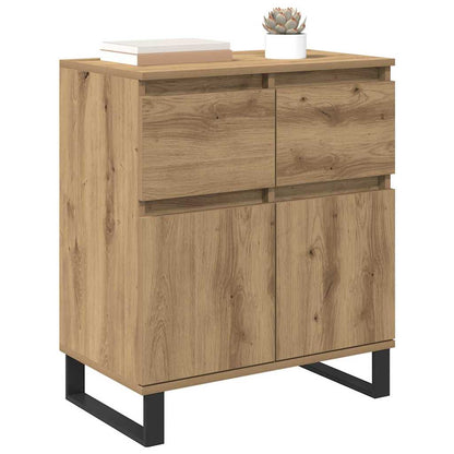 Sideboard Artisan-Eiche 60 x 35 x 70 cm Verbundholz und Eisen