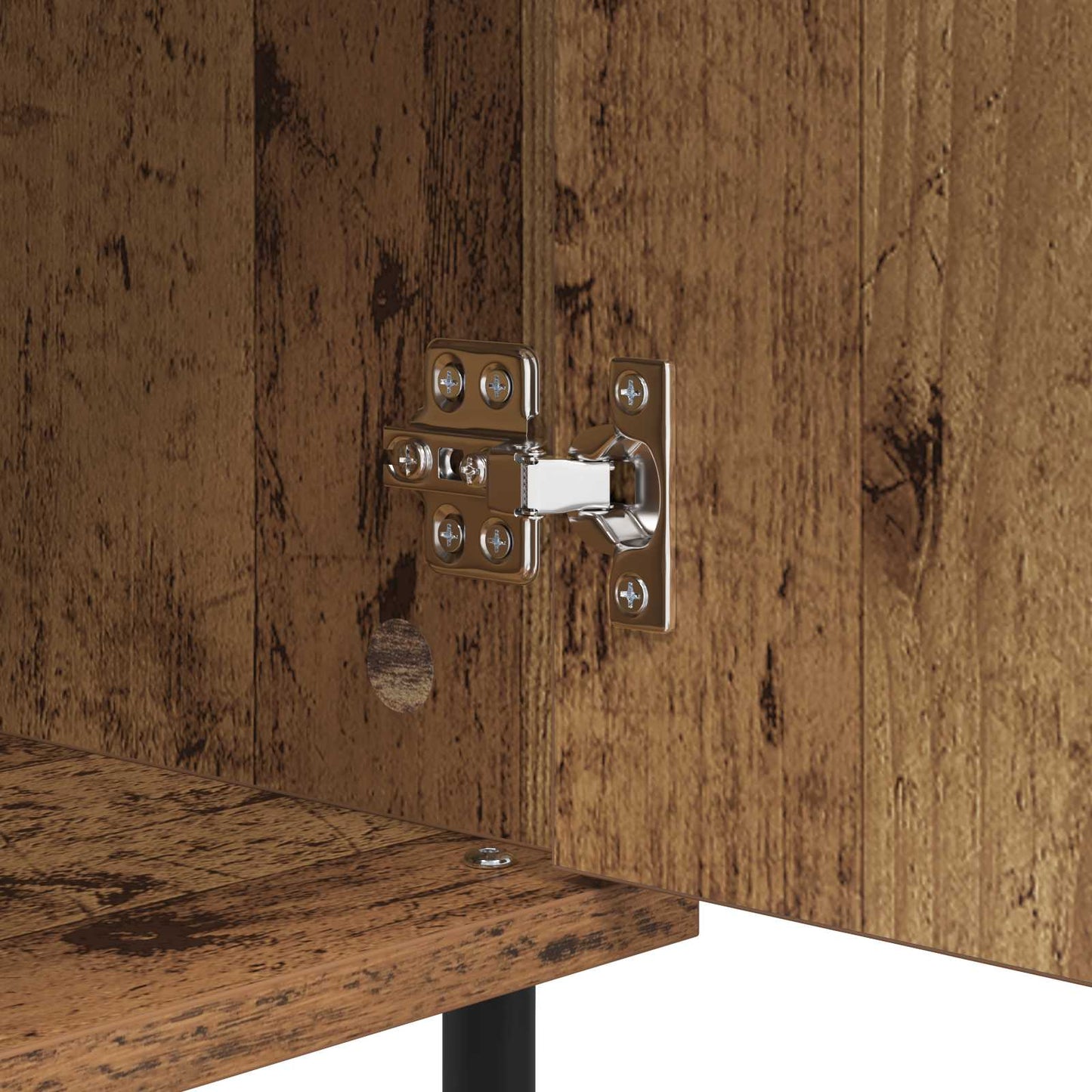 vidaXL Sideboard Altholz 40 x 35 x 70 cm Verbundholz und Eisen