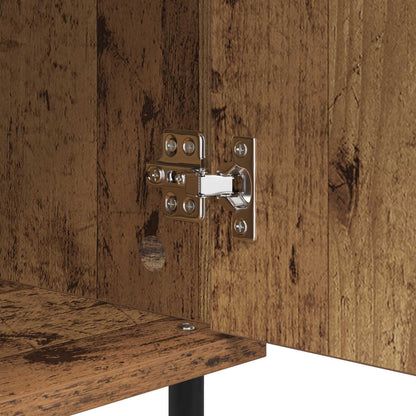 vidaXL Sideboard Altholz 40 x 35 x 70 cm Verbundholz und Eisen