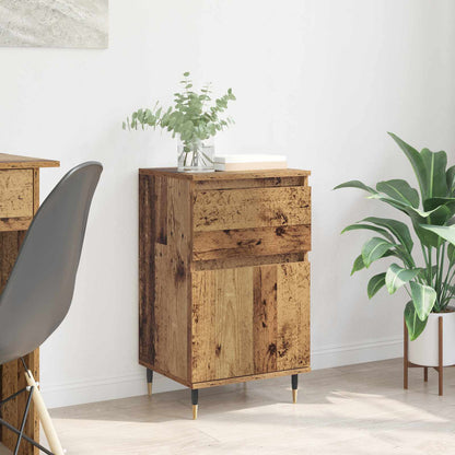 vidaXL Sideboard Altholz 40 x 35 x 70 cm Verbundholz und Eisen