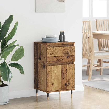 vidaXL Sideboard Altholz 40 x 35 x 70 cm Verbundholz und Eisen