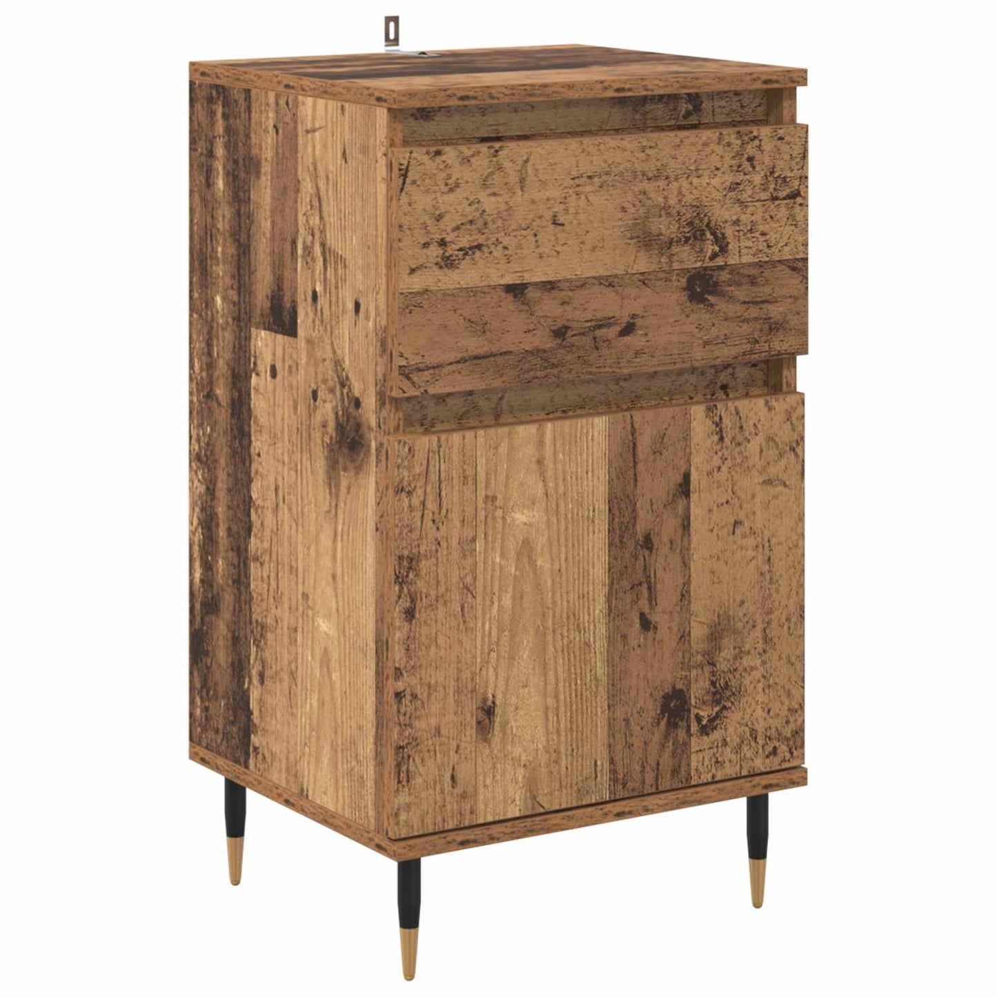vidaXL Sideboard Altholz 40 x 35 x 70 cm Verbundholz und Eisen