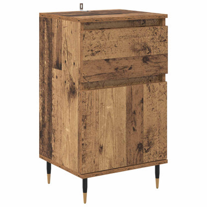 vidaXL Sideboard Altholz 40 x 35 x 70 cm Verbundholz und Eisen