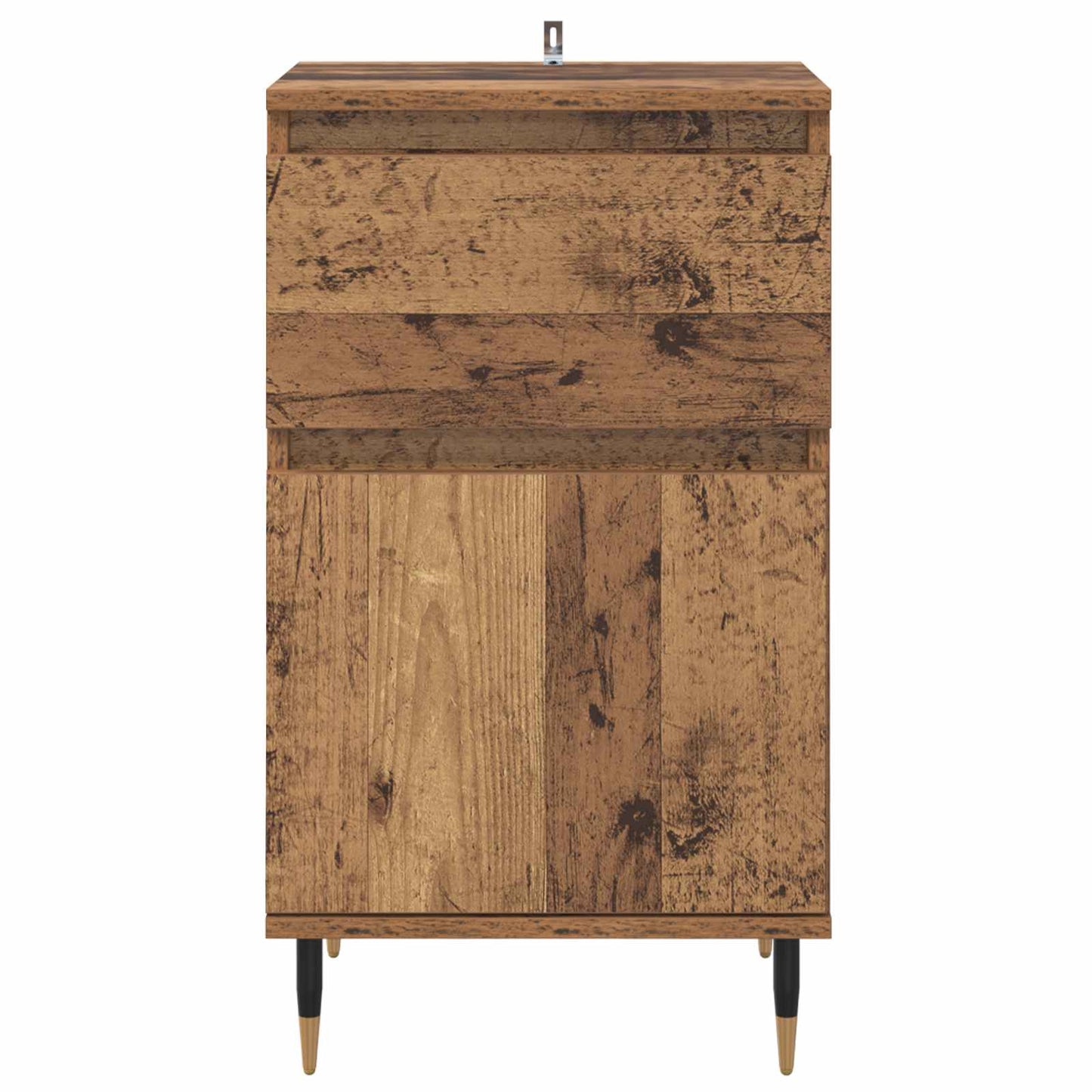 vidaXL Sideboard Altholz 40 x 35 x 70 cm Verbundholz und Eisen