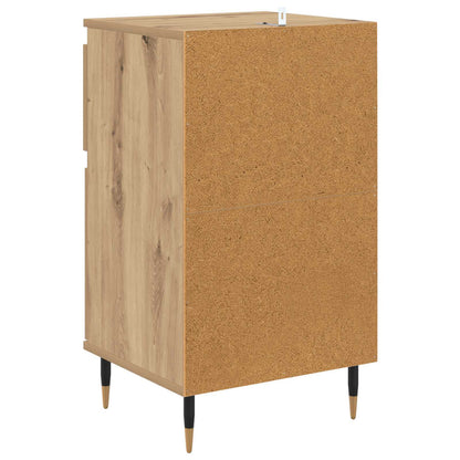 vidaXL Sideboard Artisan-Eiche 40 x 35 x 70 cm Verbundholz und Eisen
