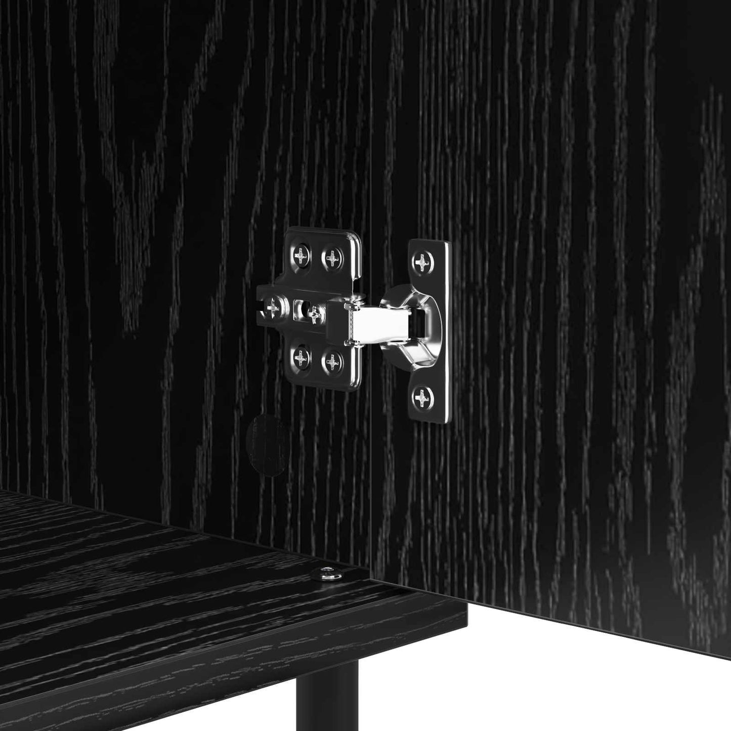 vidaXL Sideboard mit Schubladen Schwarz Eichen-Optik 40 x 35 x 70 cm