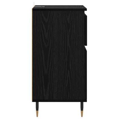 vidaXL Sideboard mit Schubladen Schwarz Eichen-Optik 40 x 35 x 70 cm