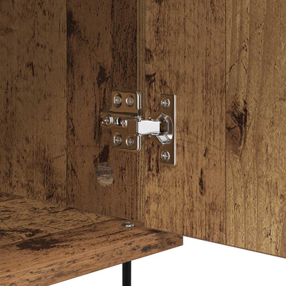 vidaXL Sideboard mit Schubladen Altholz 35 x 40 x 70 cm Holzwerkstoff