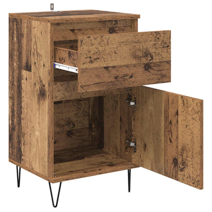 vidaXL Sideboard mit Schubladen Altholz 35 x 40 x 70 cm Holzwerkstoff