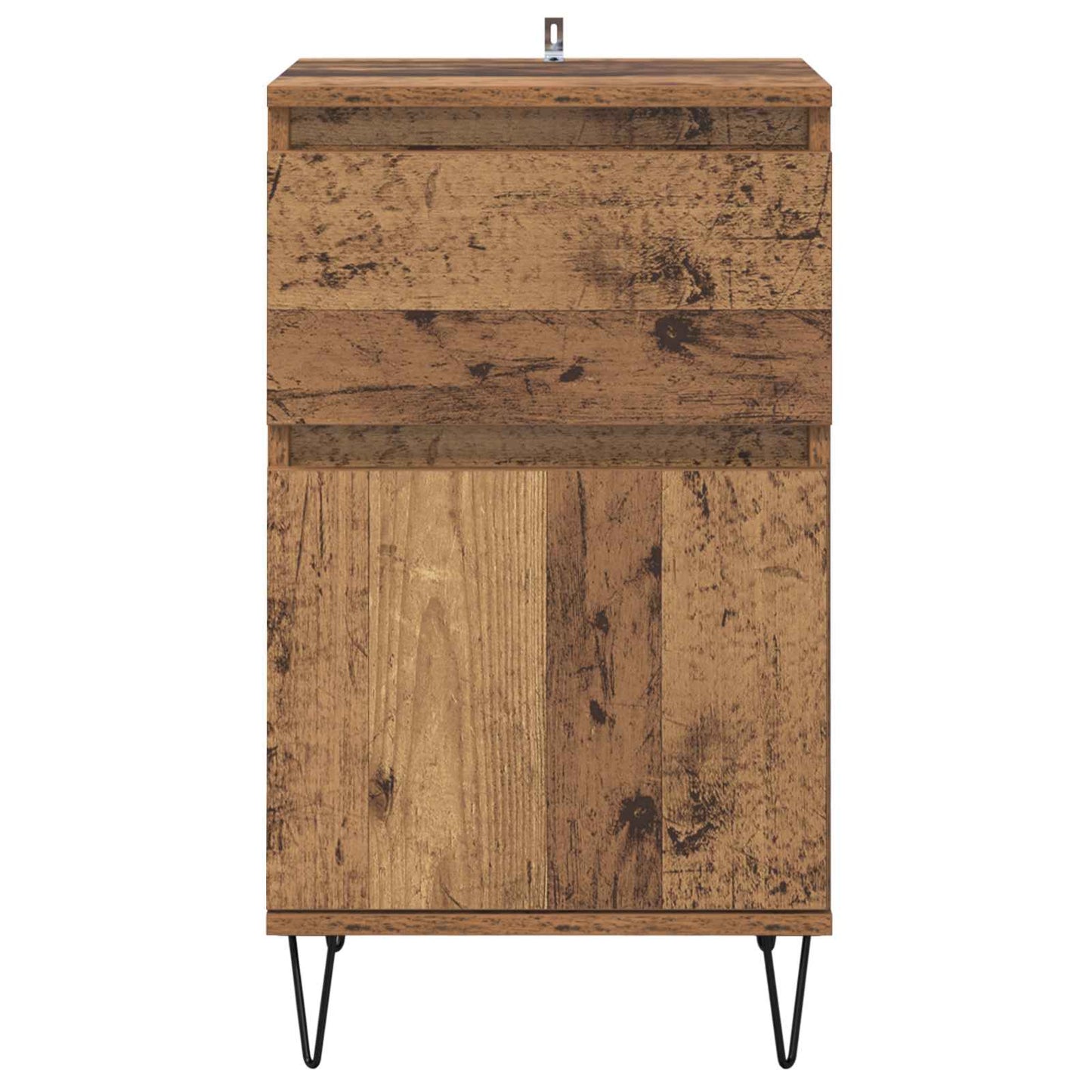 vidaXL Sideboard mit Schubladen Altholz 35 x 40 x 70 cm Holzwerkstoff