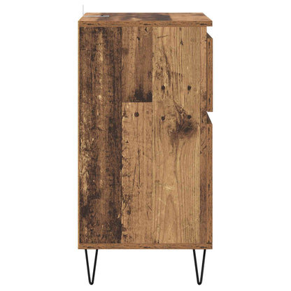 vidaXL Sideboard mit Schubladen Altholz 35 x 40 x 70 cm Holzwerkstoff