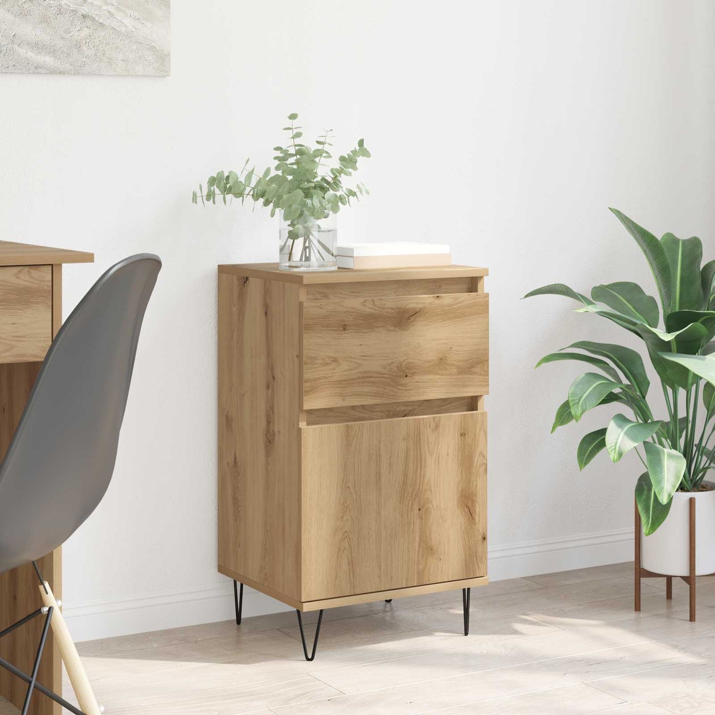 vidaXL Sideboard Artisan-Eiche 35 x 40 x 70 cm Holzwerkstoff