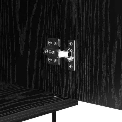 vidaXL Sideboard Schwarz Eichen-Optik 35 x 40 x 70 cm Holzwerkstoff