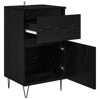 vidaXL Sideboard Schwarz Eichen-Optik 35 x 40 x 70 cm Holzwerkstoff