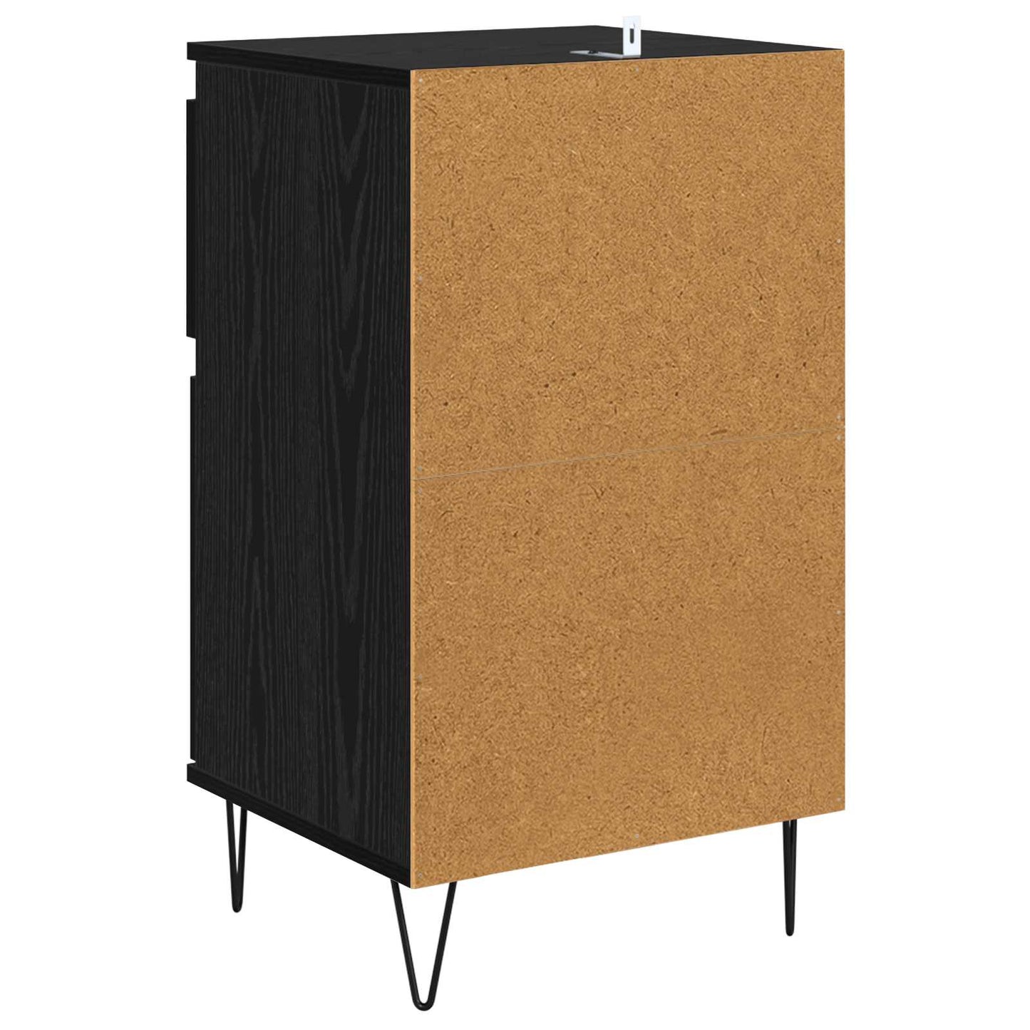 vidaXL Sideboard Schwarz Eichen-Optik 35 x 40 x 70 cm Holzwerkstoff