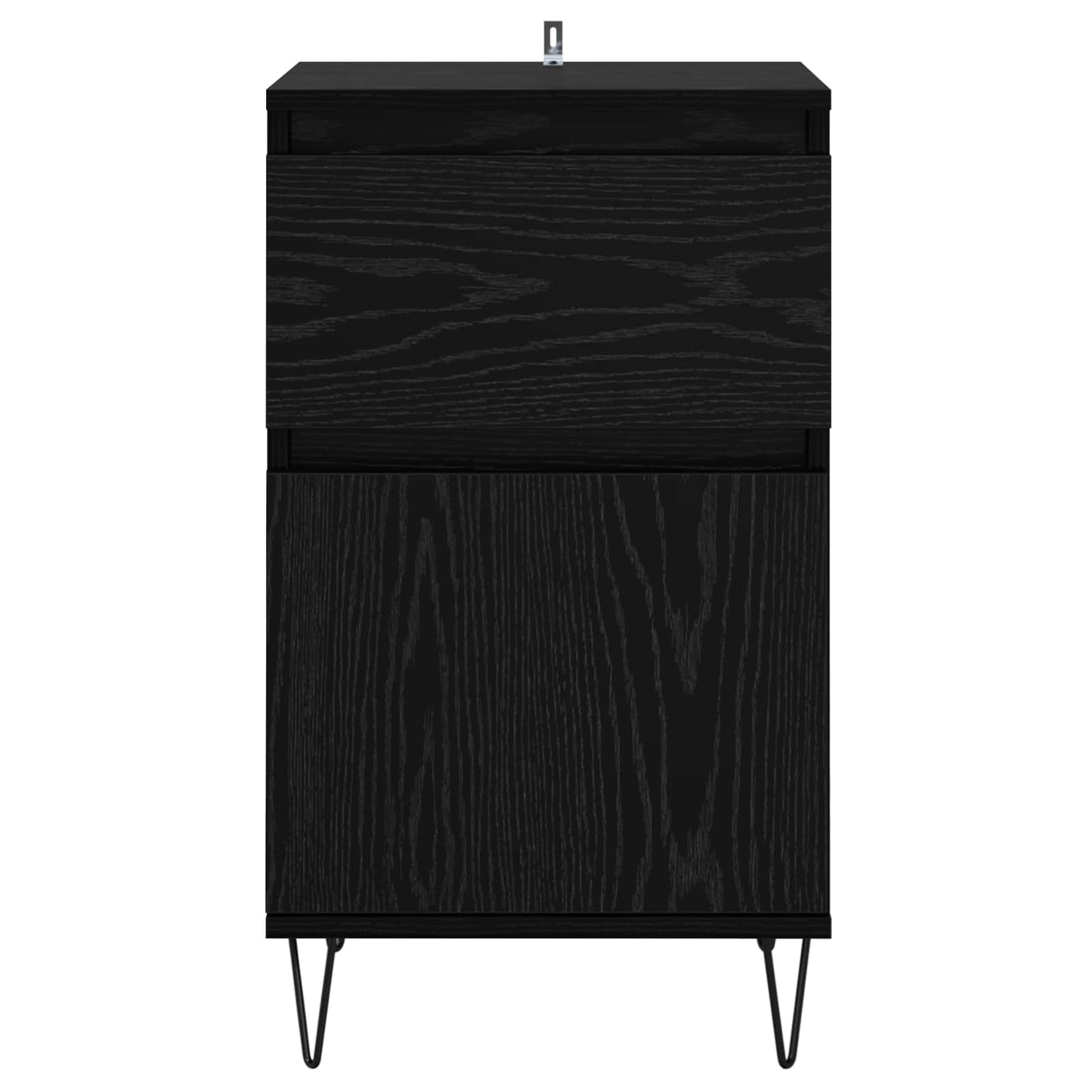 vidaXL Sideboard Schwarz Eichen-Optik 35 x 40 x 70 cm Holzwerkstoff