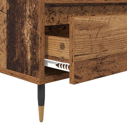 vidaXL TV-Schränk Altholz 100 x 34,5 x 44,5 cm Verbundholz und Eisen