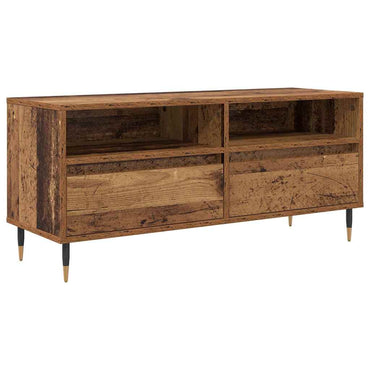 vidaXL TV-Schränk Altholz 100 x 34,5 x 44,5 cm Verbundholz und Eisen
