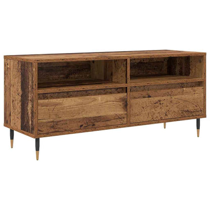 vidaXL TV-Schränk Altholz 100 x 34,5 x 44,5 cm Verbundholz und Eisen