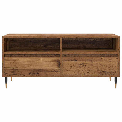 vidaXL TV-Schränk Altholz 100 x 34,5 x 44,5 cm Verbundholz und Eisen
