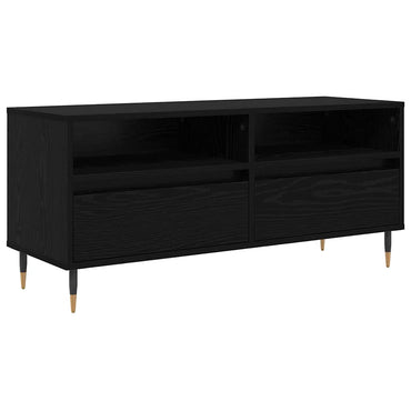 vidaXL TV-Schränk Schwarz Eichen-Optik 100 x 34,5 x 44,5 cm