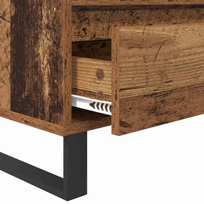 vidaXL TV-Schränk Altholz 100 x 34,5 x 44,5 cm Verbundholz und Eisen