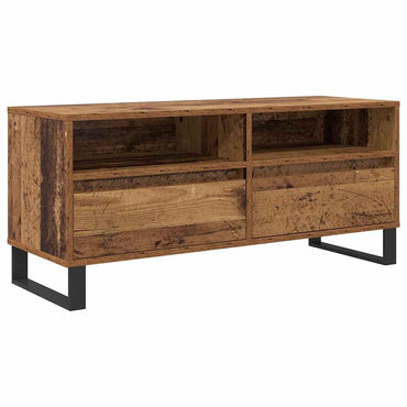 vidaXL TV-Schränk Altholz 100 x 34,5 x 44,5 cm Verbundholz und Eisen