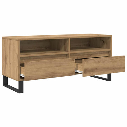vidaXL TV-Schränk mit Schubladen Artisan-Eiche 100 x 34,5 x 44,5 cm