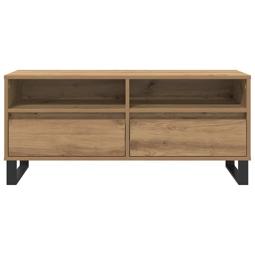 vidaXL TV-Schränk mit Schubladen Artisan-Eiche 100 x 34,5 x 44,5 cm