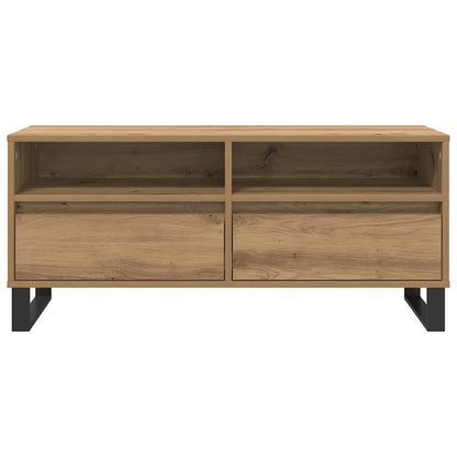 vidaXL TV-Schränk mit Schubladen Artisan-Eiche 100 x 34,5 x 44,5 cm
